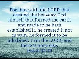 Isaiah 45 18